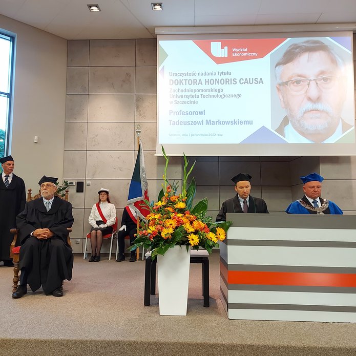 Ceremony of awarding the title of doctor honoris causa to Prof. Tadeusz Markowski