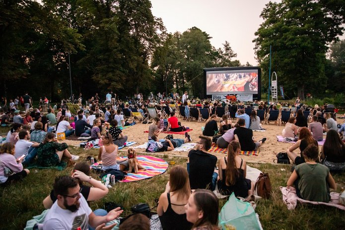 participants of the film screening during Polówka