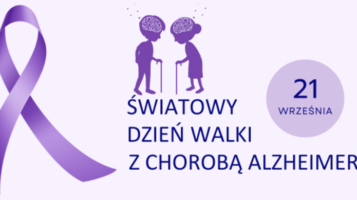 grafika Światowego Dnia Walki z Chorobą Alzheimera
