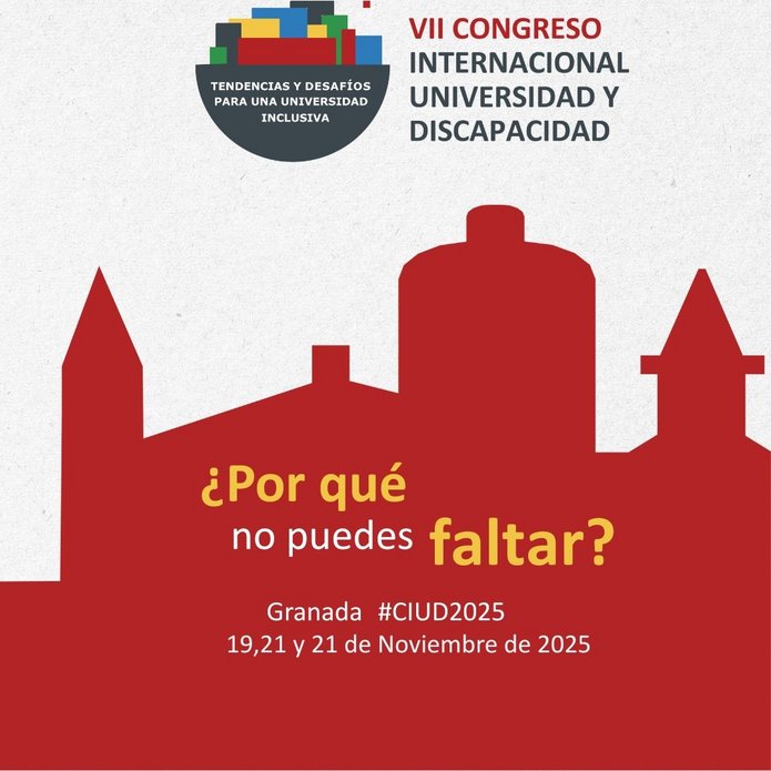 Plakat 7 Congreso Internacional Universidad y Discapacidad (CIUD)