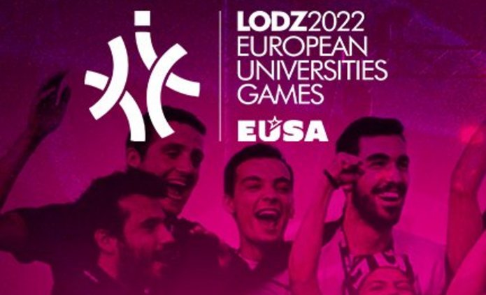 Grafika promująca ceremonię otwarcia EUG 2022 w Łodzi