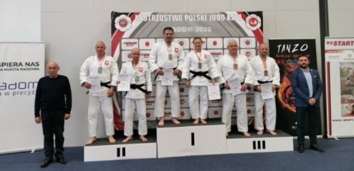 Judocy na podium