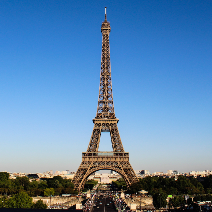 the Eiffel Tower