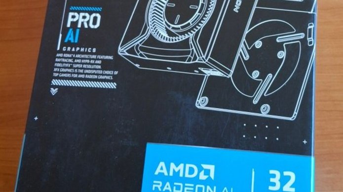 AMD Radeon AI PRO R9700 with 32 GB of memory, based on the RDNA 4 architecture