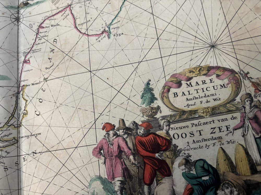 fragment dzieła ze zbiorów kartograficznych