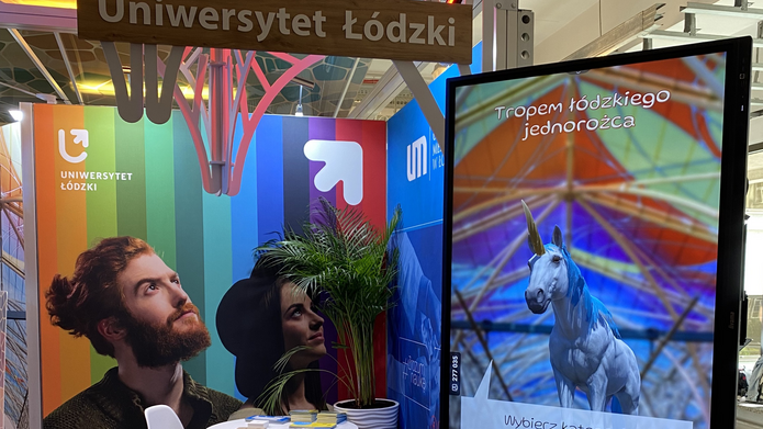 The stand of the city of Lodz at Salon Maturzystów 2023