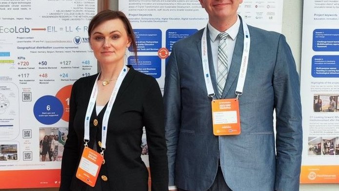 Prof. A Kurczewska and Prof. T. B. Kalinowski