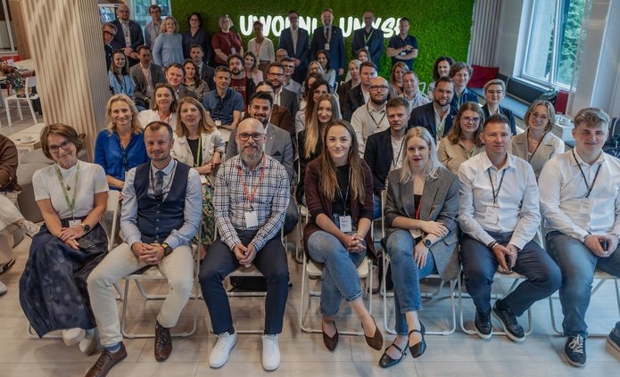 a group photo of the event participants