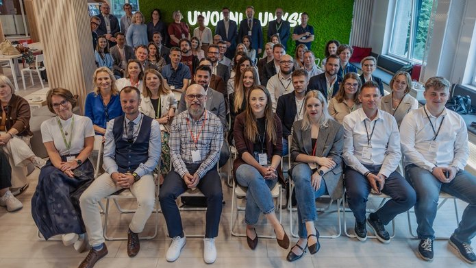 a group photo of the event participants