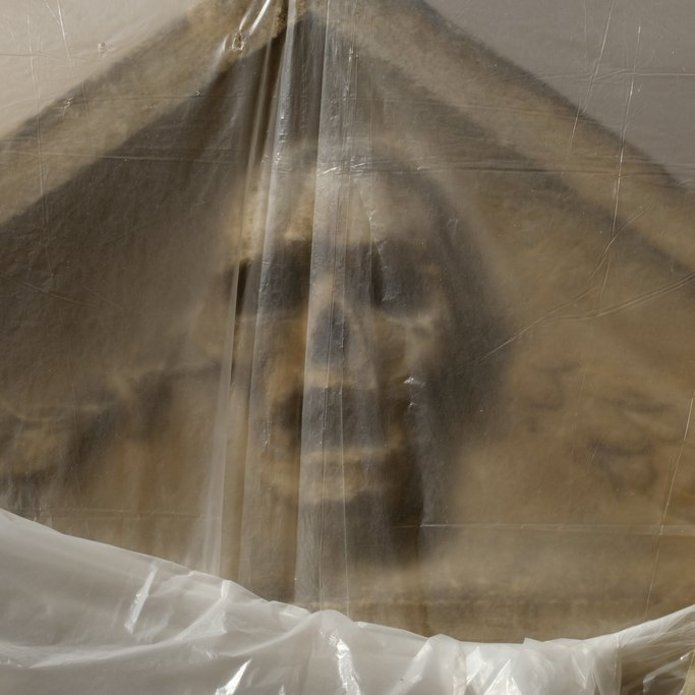 "Deadline" exhibition by Tomasz Ferenc – photo of a skull