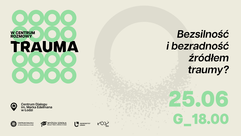 grafika promująca wydarzenie na temat traumy