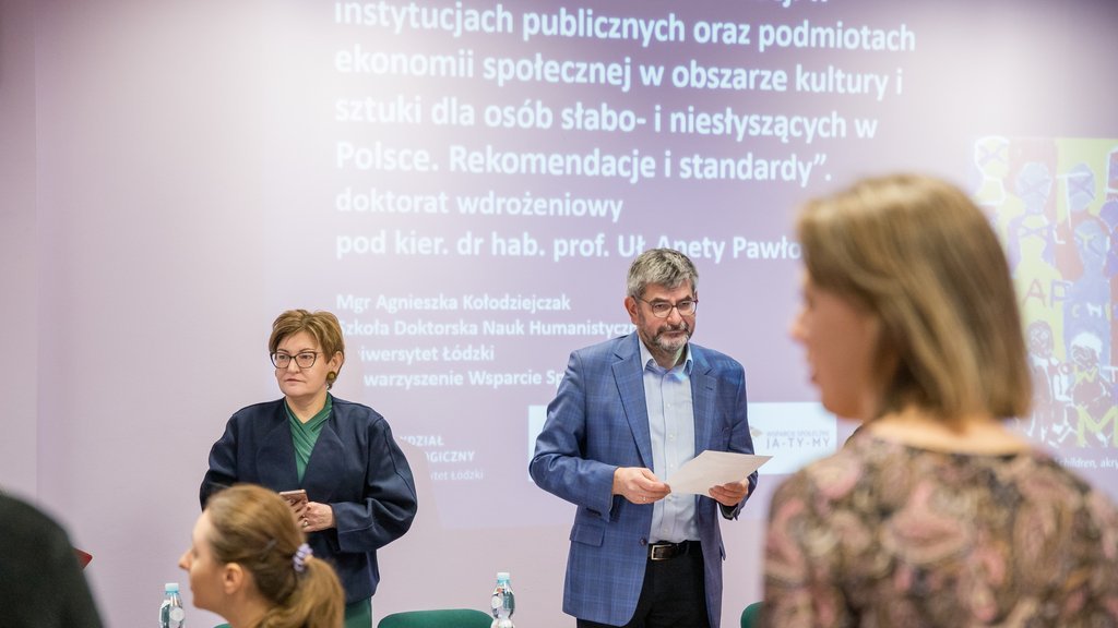 defense of doctoral dissertation by Agnieszka Kołodziejczak