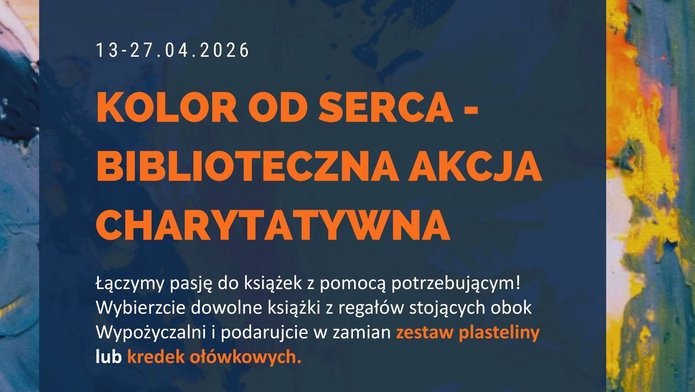 plaKolor od serca, biblioteczna akcja charytatywna