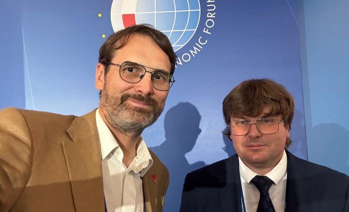 Prof. Rafał Matera i dr Mateusz Piątkowski
