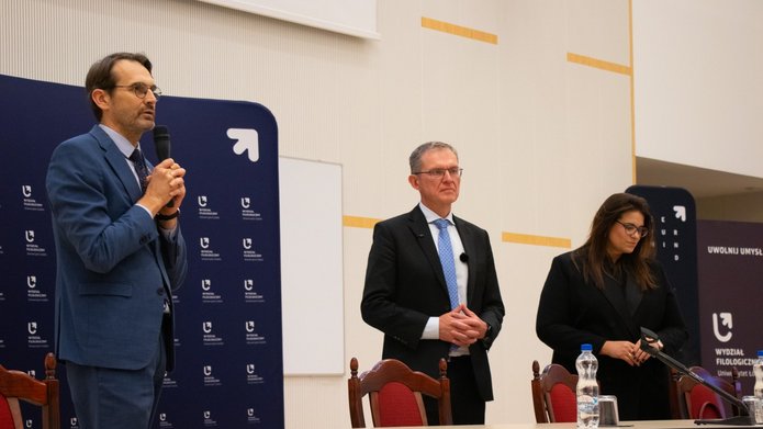 Andrzej Poczobut’s visit to the University of Lodz
