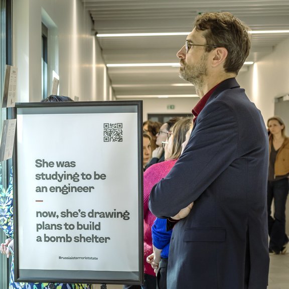 the opening of the exhibition