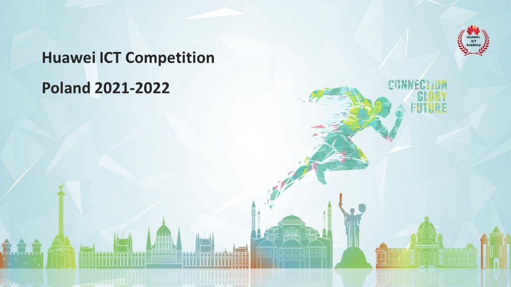 Grafika konkursu Huawei ICT Competition Poland 2021-2022