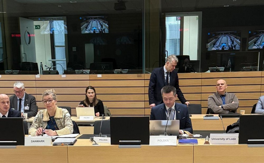 Meeting of EU Council Working Group - a decorative element