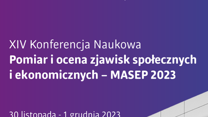 a graphic showing a fragment of the faculty building with the title and organisers of the conference