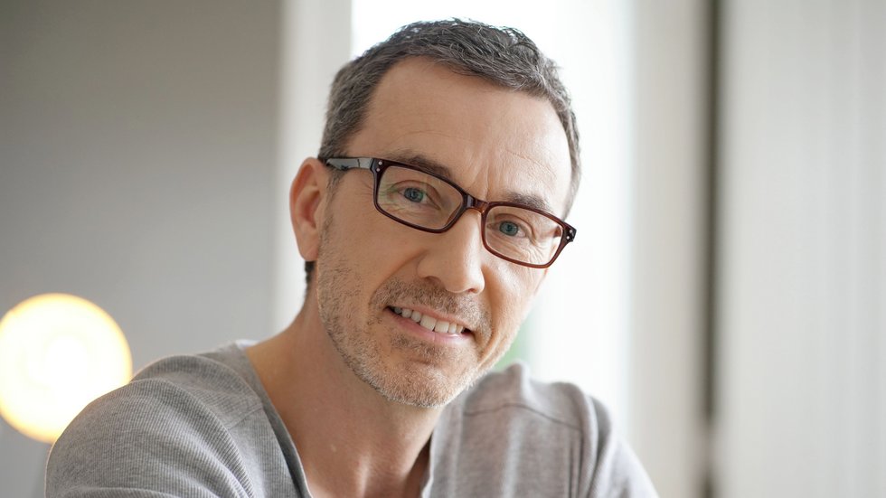 a portrait photo of a man