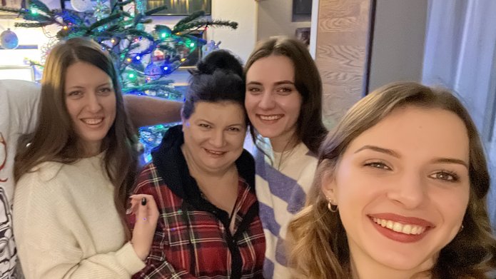 Uczestnicy akcji UŁ Gość na Gwiazdkę