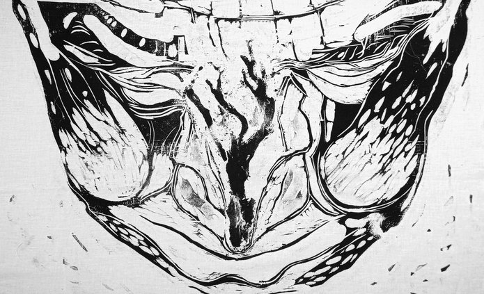 Drzeworyt Andrzeja Nowickiego "Nos"