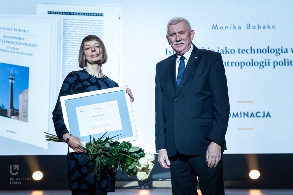 Prof. Monika Bobako at the Award Gala of the competition