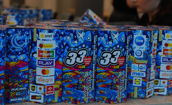 Puszki 33 finału Wielkiej Orkiestry Świątecznej Pomocy