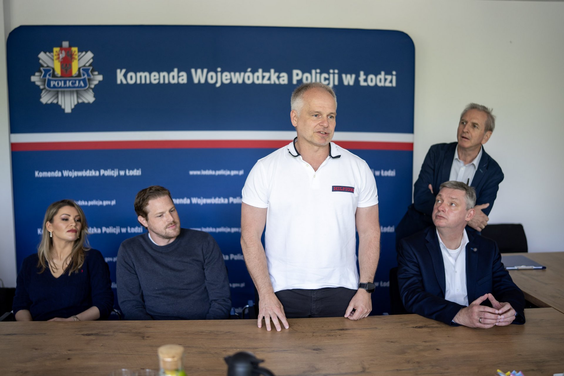 photo from the meeting at the Provincial Police Headquarters