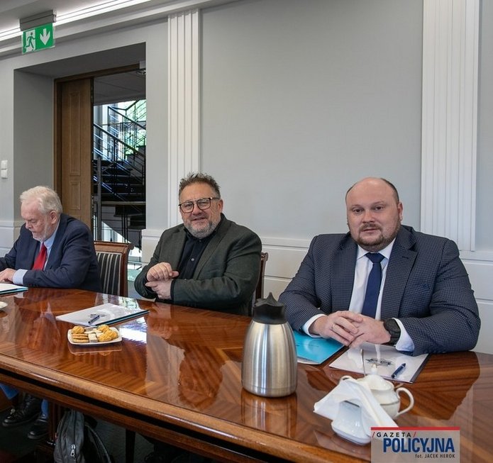 Michał Bijak na spotkaniu forum