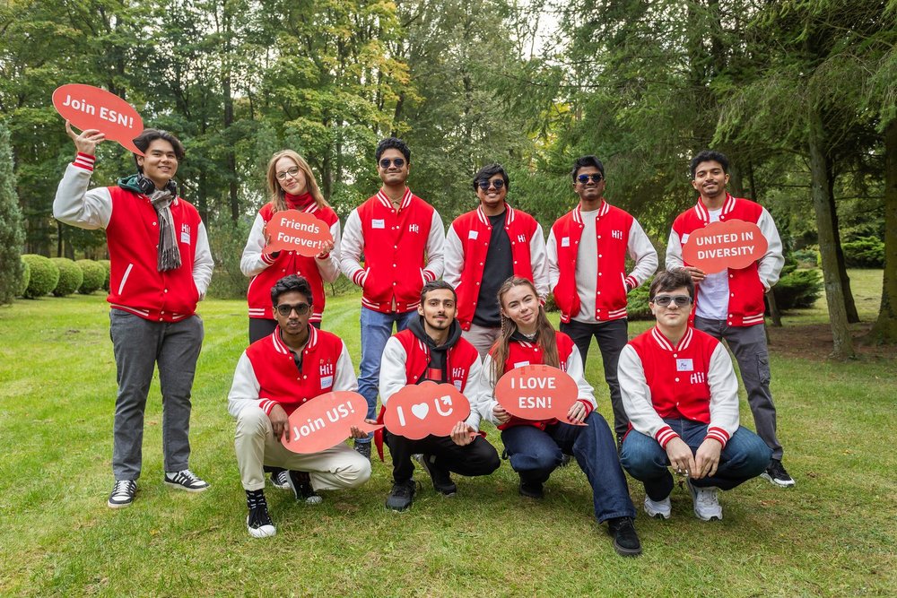 reception of newly-admitted international students at the University of Lodz