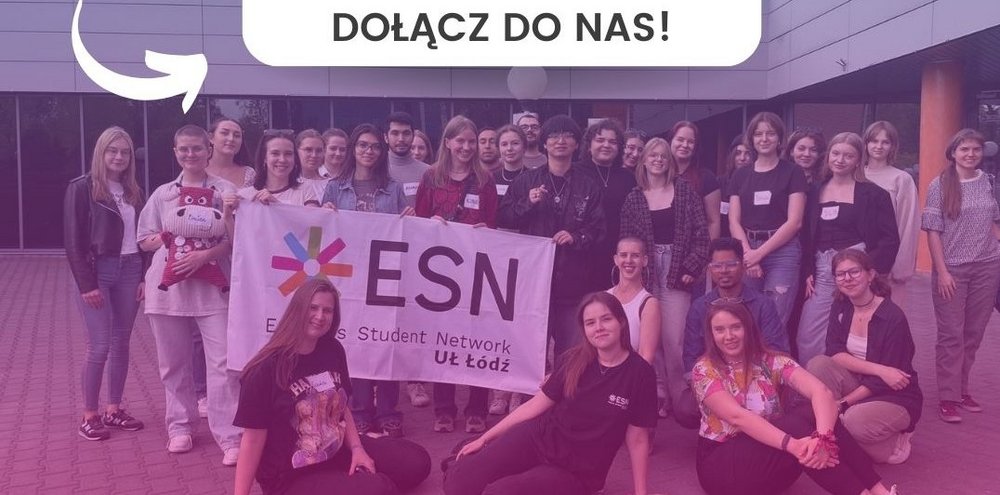 grafika promująca nabór do ESN UŁ