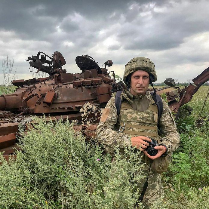 żołnierz na froncie