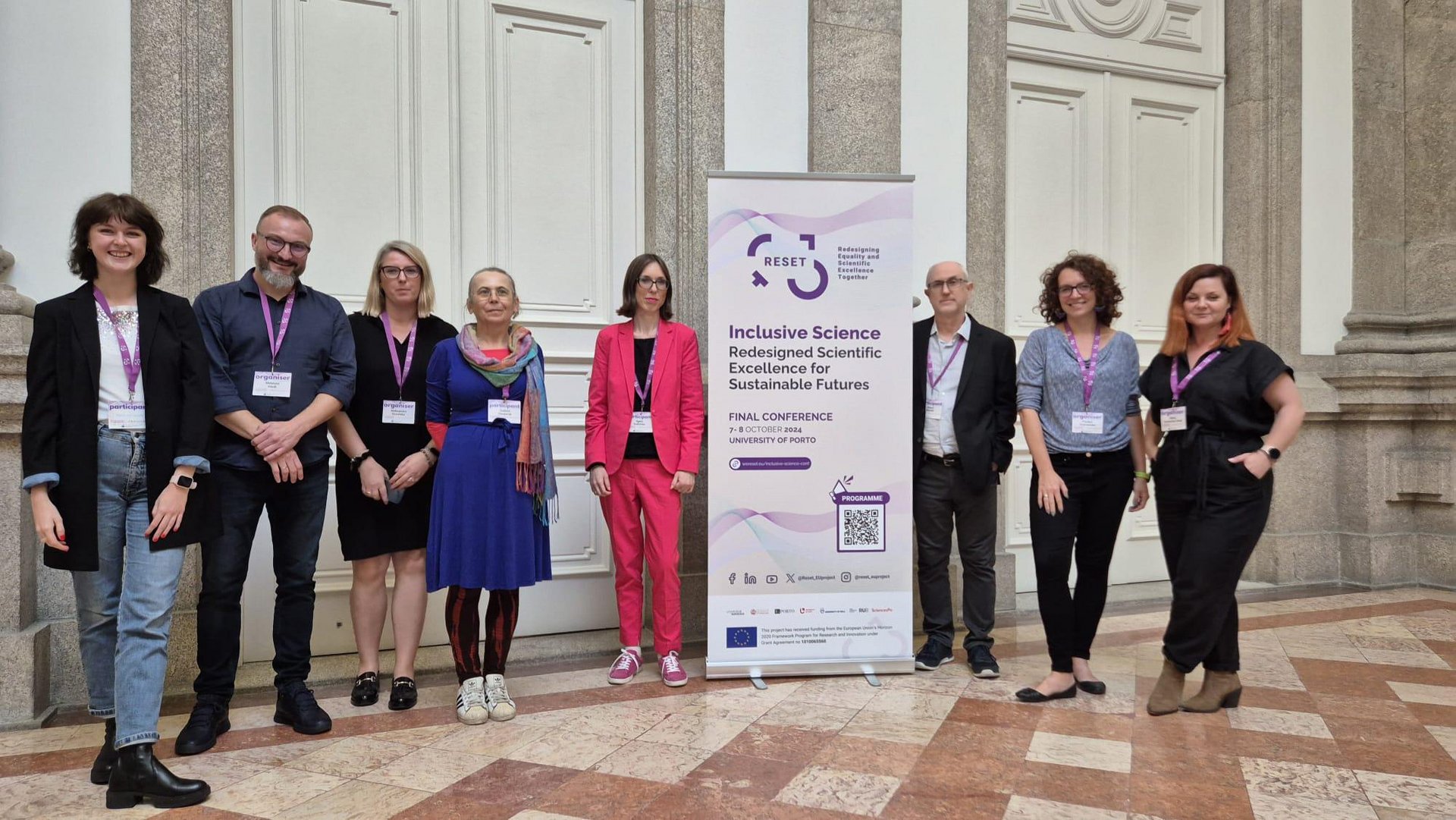 uczestniczki i uczestnicy UŁ konferencji w Porto