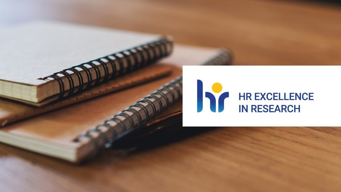 Element dekoracyjny z logo HR Excellence 