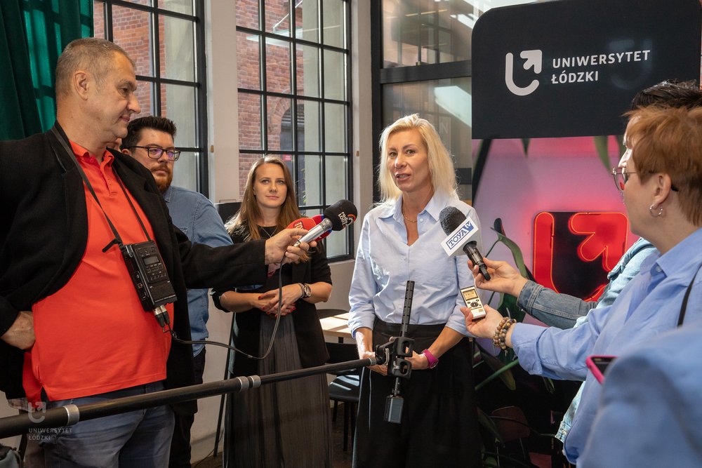 Honorata Pytloch-Ogieniewska podzczas briefingu