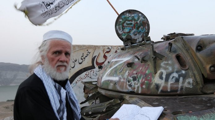 Kadr z filmu "Ukrainian Artist War"