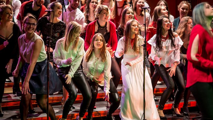 chór gospel Akademii Muzycznej w Łodzi