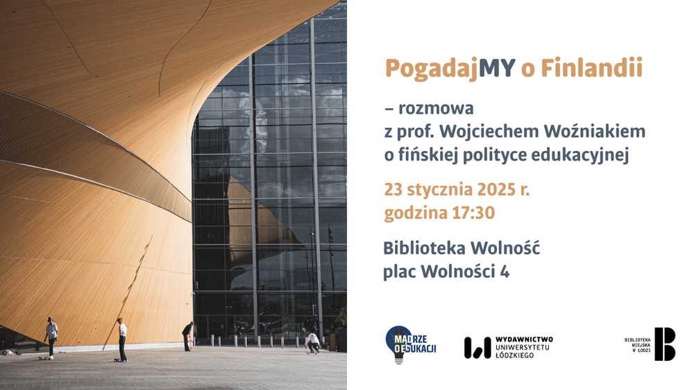 grafika z napisem Pogadajmy i Finlandii