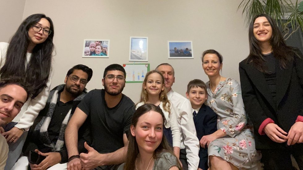 Hanna Fulmańska ugościła aż pięcioro studentów Gość na Gwiazdkę