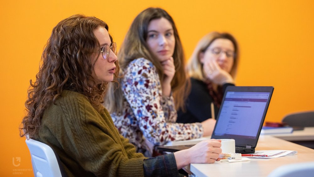 a decorative element - students attending a course