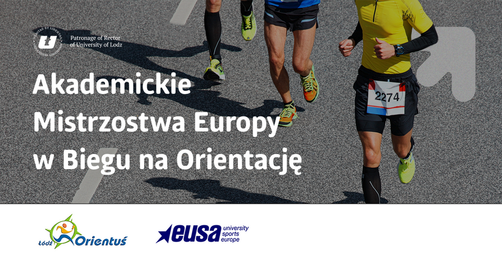 Akademickie Mistrzostwa w Biegu na Orientację - baner promujący wydarzenie 