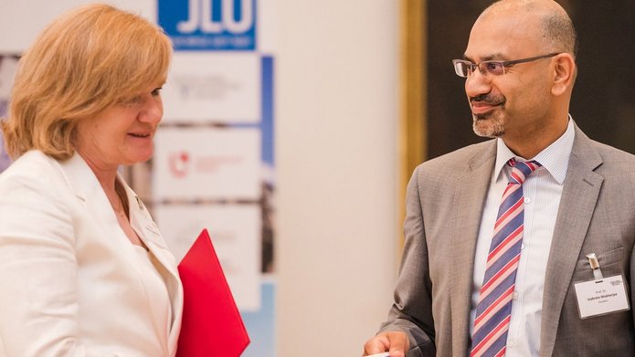 Rektor UŁ i rektor JLU w Giessen