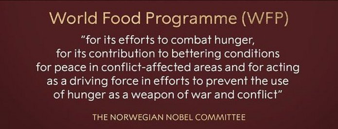 the statement by the Norwegian Nobel Committee