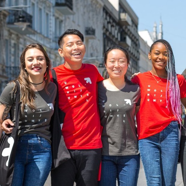 UL students smiling at the camera.