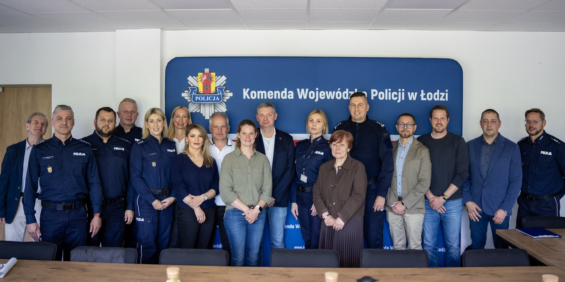 photo from the meeting at the Provincial Police Headquarters