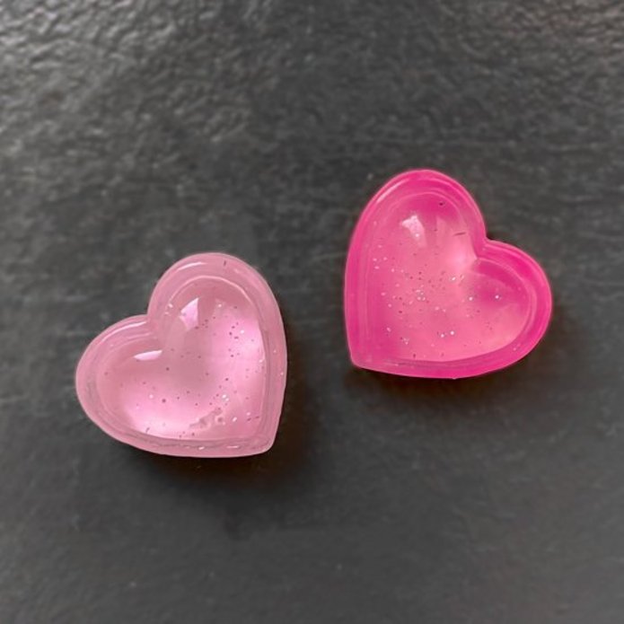 Two pink hearts
