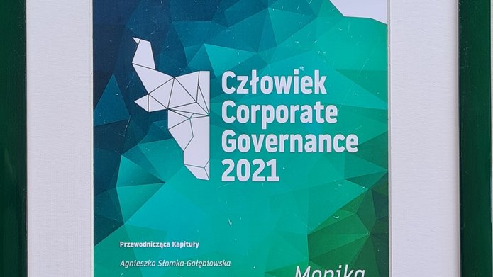 plakat Człowiek Corporate Governance 2021