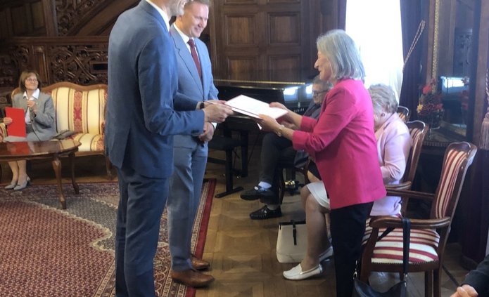 Spotkanie rektora UŁ z pracownikami uczelni odchodzącymi na emeryturę