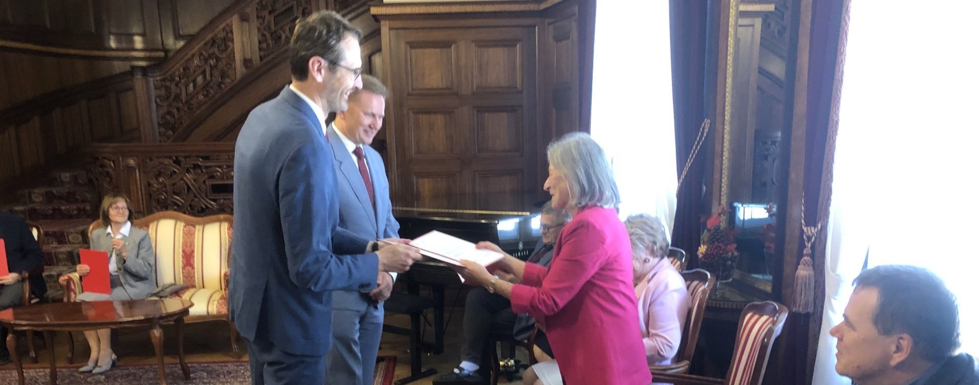 Meeting of the Rector of the University of Lodz with retiring University employees 